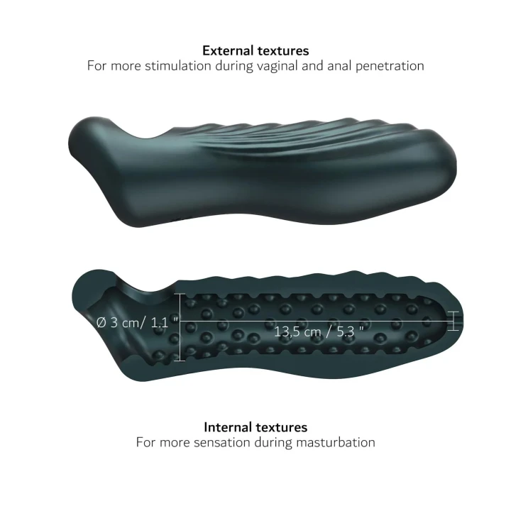 Masturbator RYZER Max — silikon XL, regulowane podciśnienie, wodoodporny IPX7