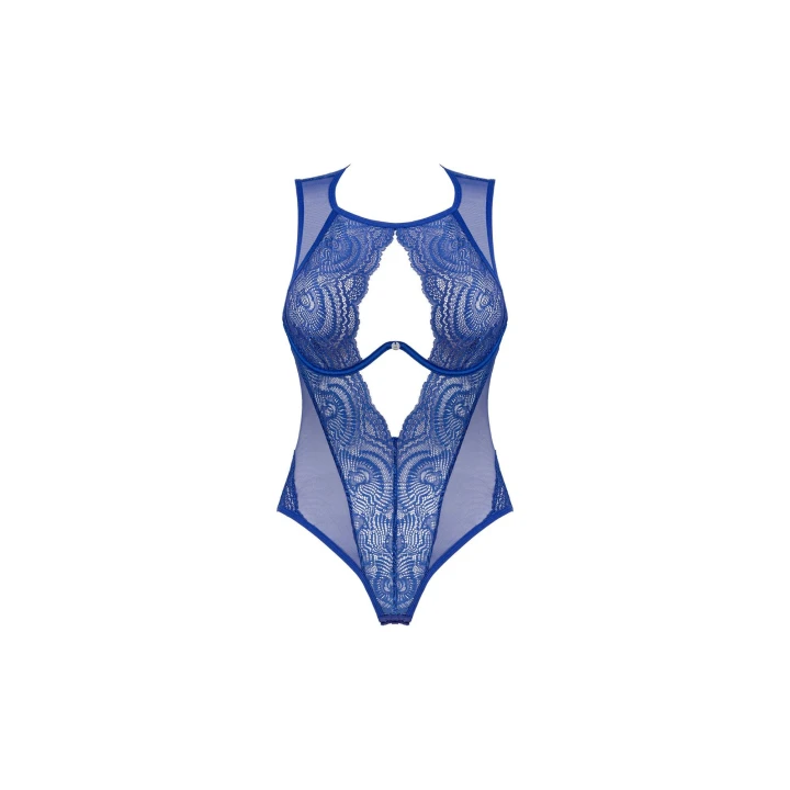 Body OBSESSIVE Giselia M/L, biustonosz z fiszbinami, regulowane ramiączka, koronkowe detale