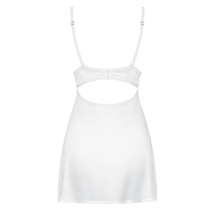 Koszulka nocna OBSESSIVE, satynowa, regulowane ramiączka, push-up L/XL