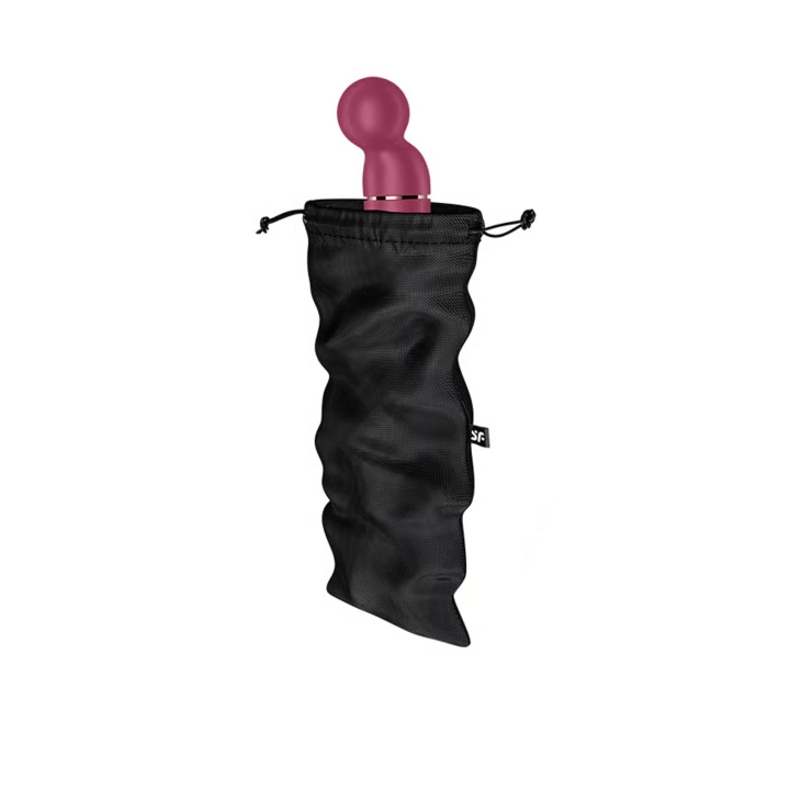 Torba do przechowywania Satisfyer Treasure Bag XL – czarna, długość 39 cm, wymiar 19 cm