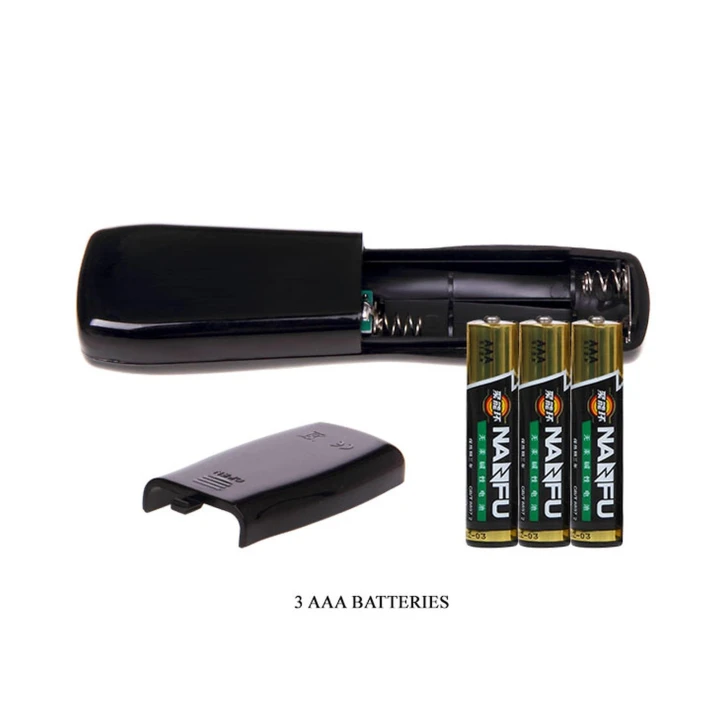 Masturbator analny BAILE z 7 wibracjami, z realistycznego TPR, żebrowany wnętrz.