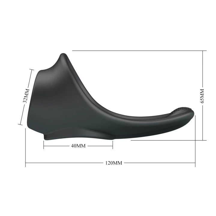 Pierścień na penisa i jądra Crazy Bull Zadok, silikon, wodoodporny, 3,2cm