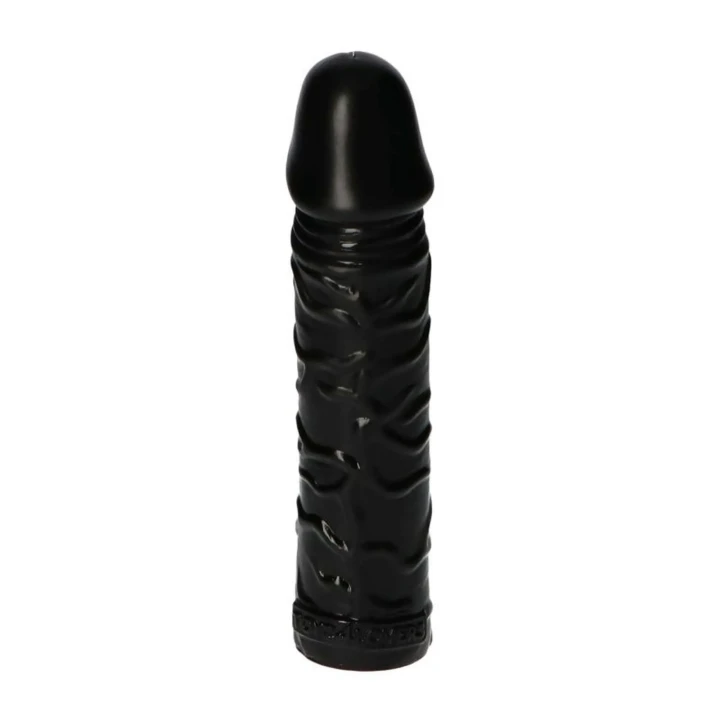 Dildo Gustavo Black 18cm, średnica 4.5cm, wodoodporny, realistyczny materiał