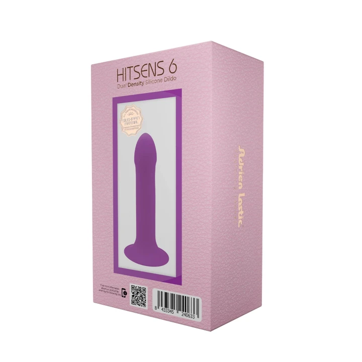 Dildo Hitsens 6 - podwójna gęstość, system termoreaktywny, przyssawka