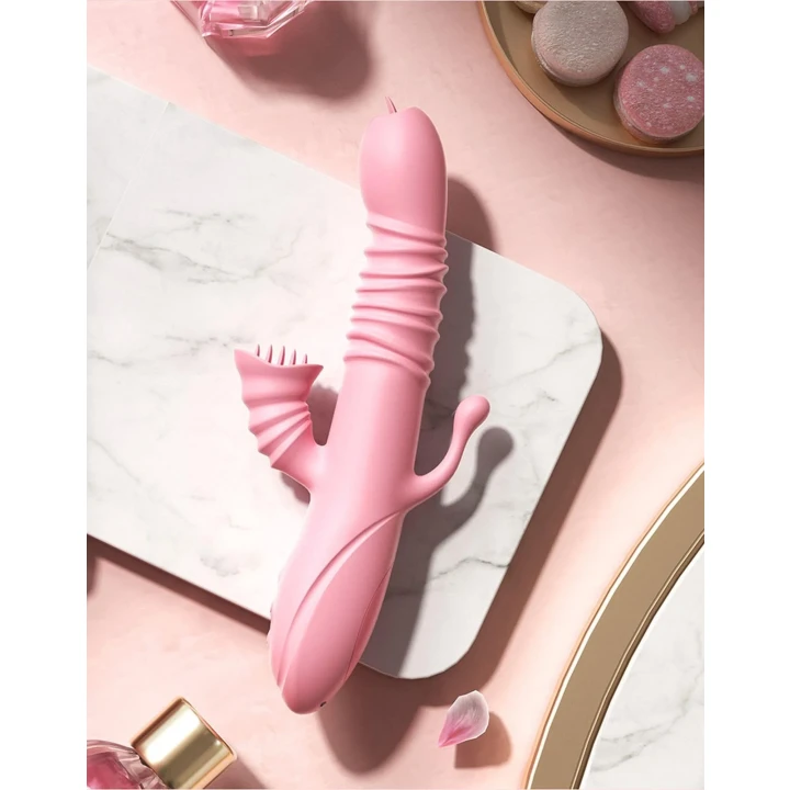 Wibrator do stymulacji łechtaczki ADA USB, wodoodporny, cichy, silikonowy