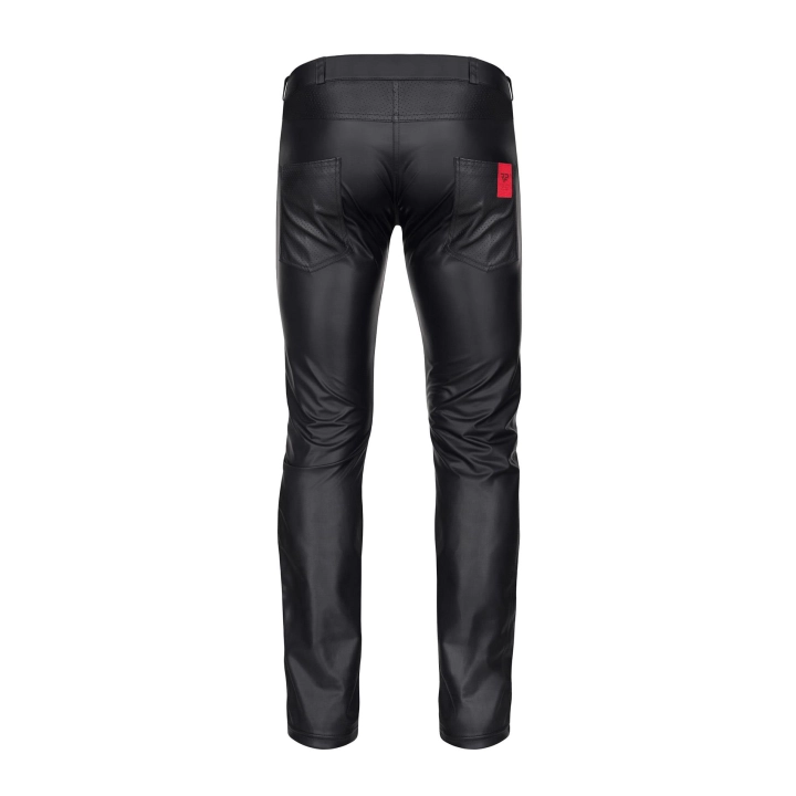Trousers REGNES FETISH PLANET – wetlook, obniżony stan, kieszenie S