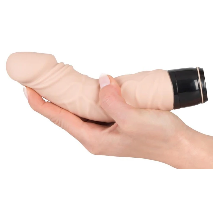Wibrator silikonowy, Classic Series, 21 cm długości, 7 funkcji wibracji, realistyczna żołądź