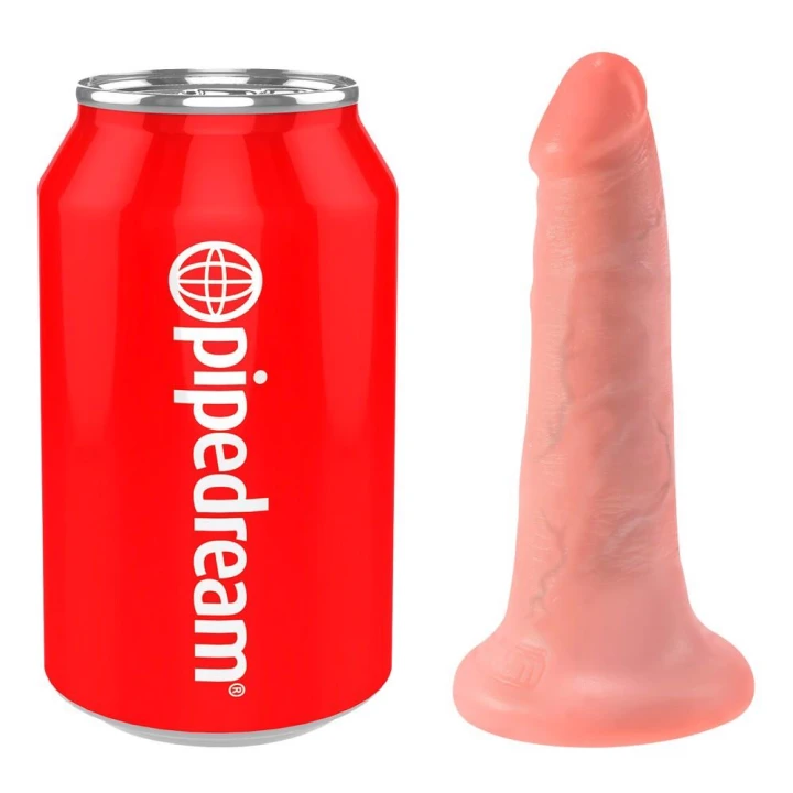 Dildo King Cock 5 cali, PVC, długość 14 cm, średnica 3,8 cm, realistyczny design