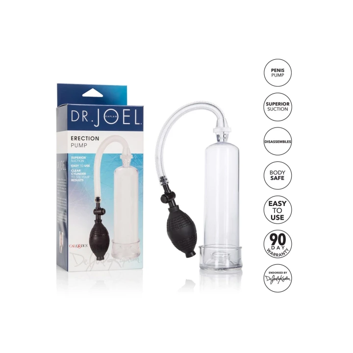 Pompa Erekcyjna Dr. Joel Kaplan® - Przezroczysta, Wymiary 5.75 cm x 19 cm, Zestaw Premium