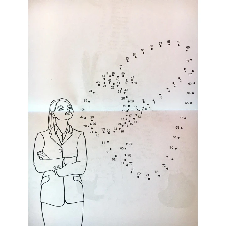 Gra - Książeczka Połącz Kropki, 15x21 cm, idealna na Wieczór Panieński