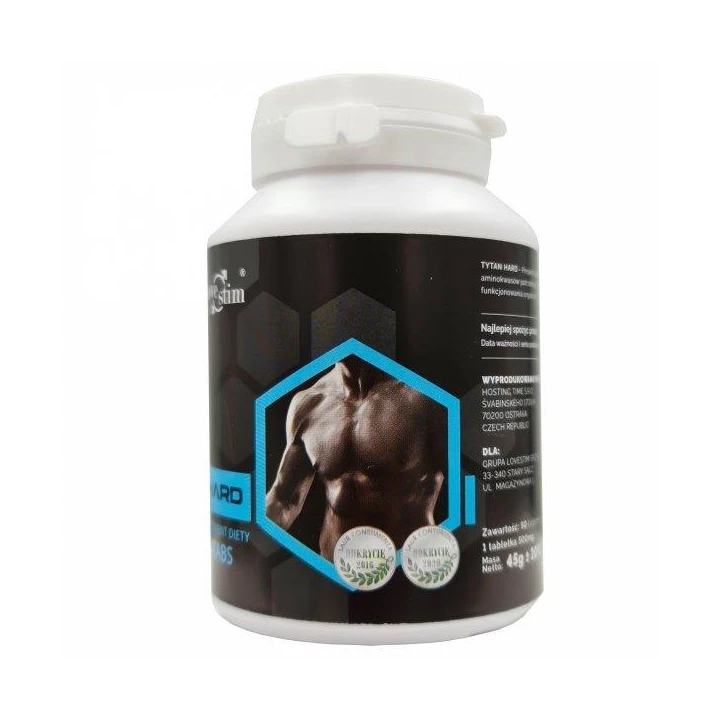 Suplement diety TYTAN HARD - powiększenie, wzmocnienie erekcji, libido 90tabl.
