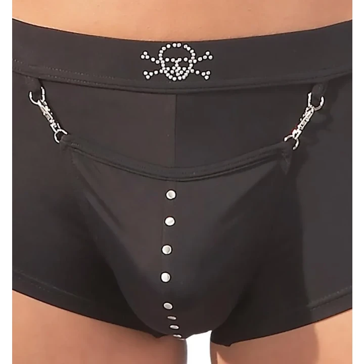 Spodnie pirackie M Buccaneers, 80% poliamid, 20% spandex, z kieszenią i karabińczykiem