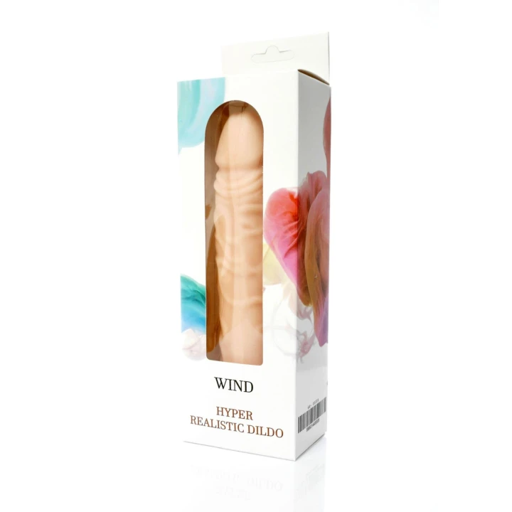 Dildo - Winda, Cyber skóra, 19,5 cm, wodoodporny, realistyczna tekstura