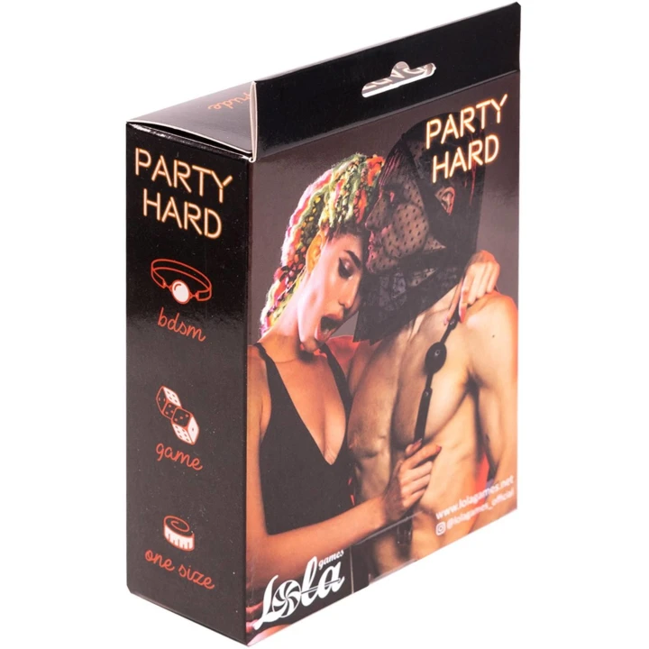 Knebel do ust - Party Hard Joyride, psychologiczne upokorzenie, idealny dla początkujących