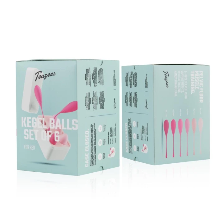 Kulki Kegla - Zestaw 6 szt. (35-130g) - Poprawa siły mięśni dna miednicy