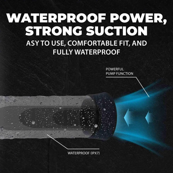Pompka próżniowa CyberPulse – wodoodporna, silikonowa, automatyczna, 13 funkcji