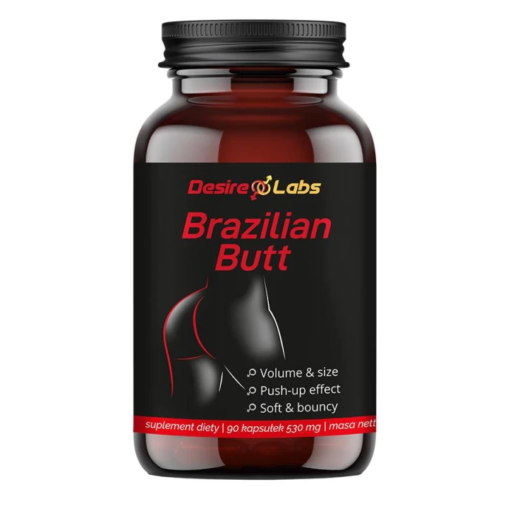 Suplement diety Brazilian Butt™ - naturalne składniki, efekt push-up, 90 kapsułek
