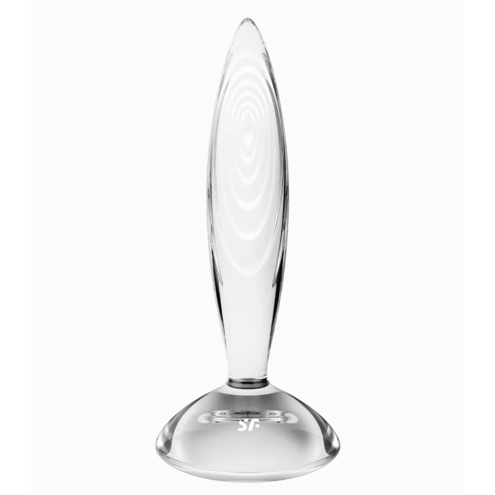 Zatyczka analna Satisfyer Crystal, szkło borokrzemowe, 62 mm x 62 mm x 190 mm, wodoodporna