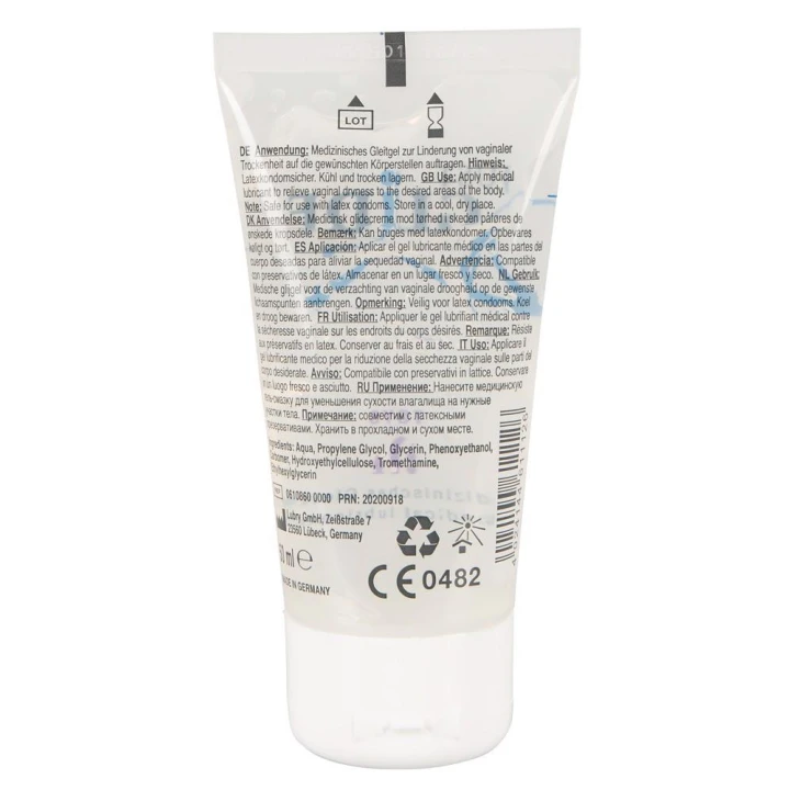 Żel nawilżający do zabawek erotycznych Just Glide, wodna formuła, 50 ml