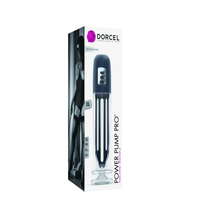 Pompka do penisa Dorcel Power Pump Pro, 4 programy ssania, akumulator USB