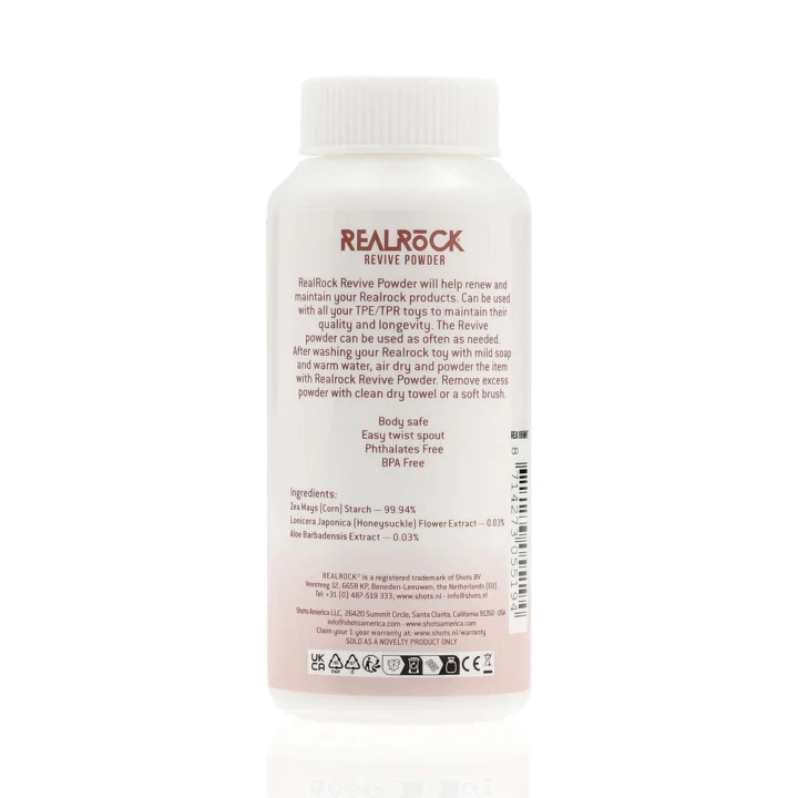Puder do pielęgnacji TPE/TPR – RealRock Revive, Odświeżający, 60 gr