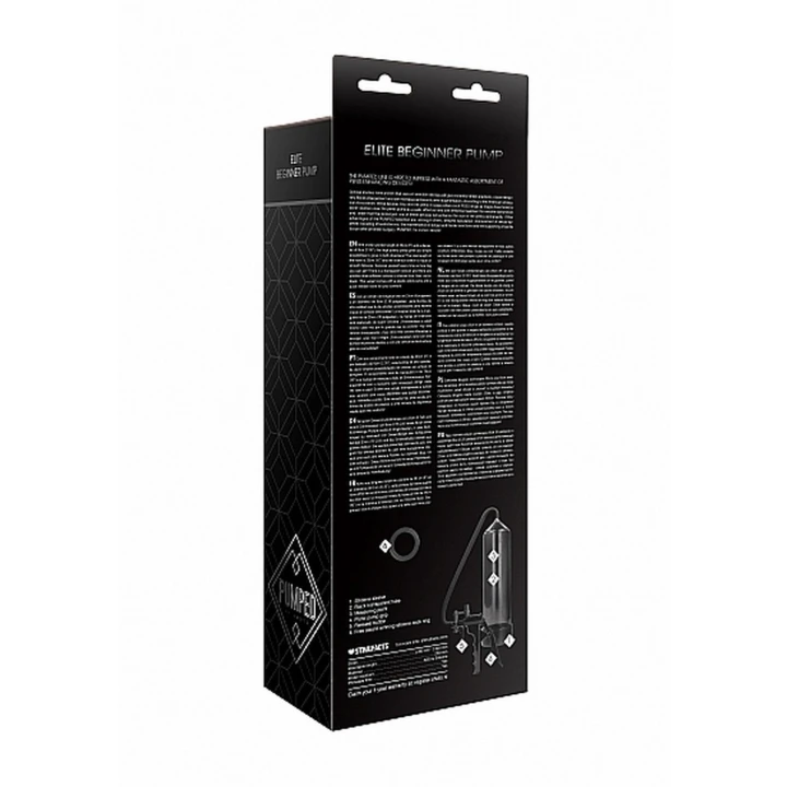 Pompa próżniowa PUMPED Elite - 23 cm długości, średnica 6 cm, silikonowy wąż