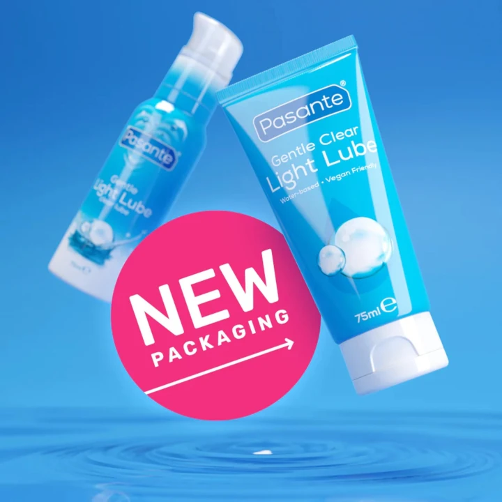 Lubrykant na bazie wody Pasante Gentle Light 75ml – Przezroczysty, bezzapachowy, wegański