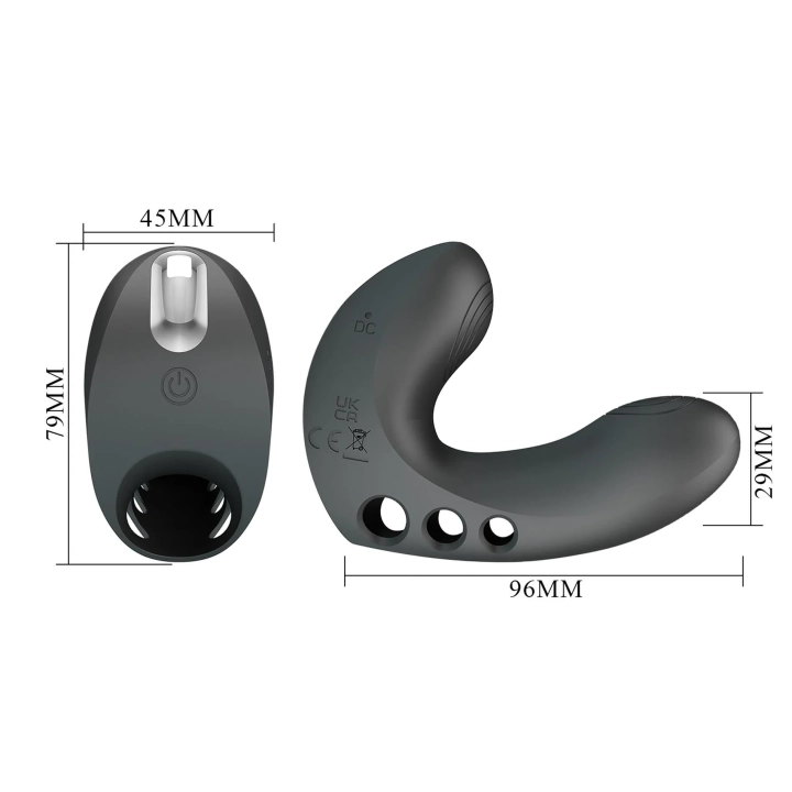 Wibrator Camelia – Silikon ABS, 7 trybów wibracji, wodoodporny, kompaktowy