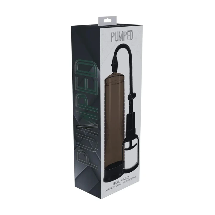 Pompka próżniowa PUMPED 2 - Wodoodporna, Czerń, dla skutecznych erekcji
