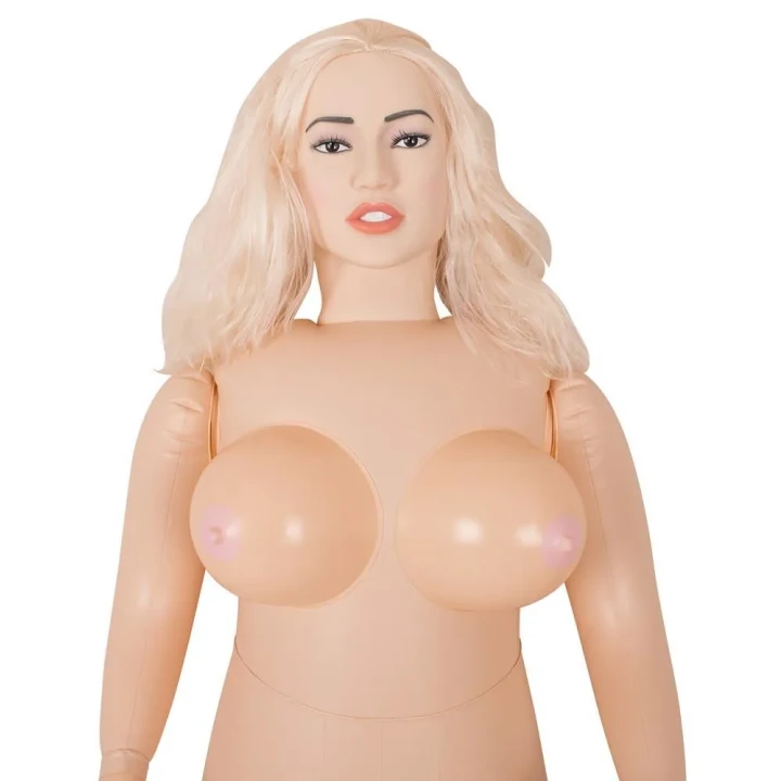 Lalka miłości Juicy Jill, PVC, 143 cm, piersi DD, wyjmowany masturbator