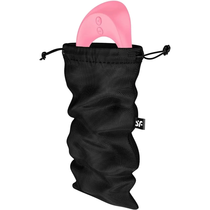 Torba na zabawki Satisfyer Treasure Bag M - Nylon, Polyester, Polypropylen, czarna