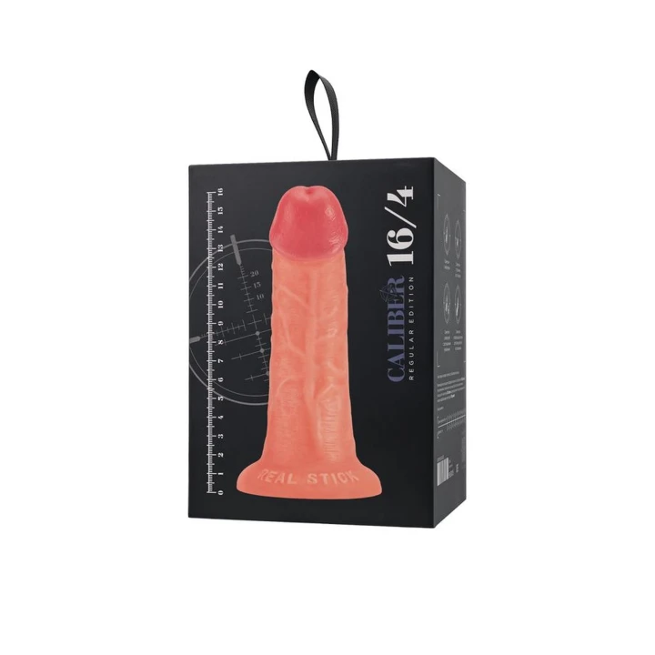 Dildo RealStick® CALIBER 16 cm, średnica 4 cm, realistyczny, PVC