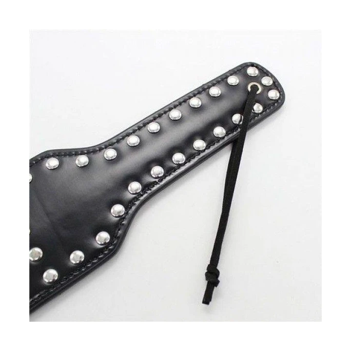 Packa do bicia Pejcz-Paletta - skórzana, z uchwytem, otwór w kształcie serca