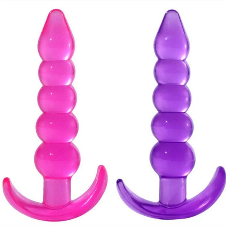 Korek analny Lovesecret Sensual T-Plug 05, 12 cm, elastyczny TPE, fioletowy