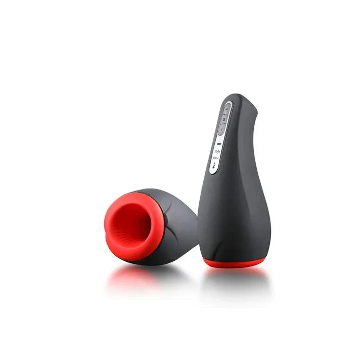 Masturbator wodoodporny Airturn1 z 7 ustawieniami wibracji i funkcją podgrzewania