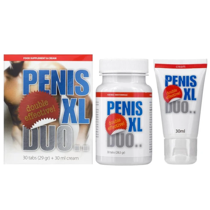 Suplement diety - EFS Penis XL DUO Pack, L-Arginina, Wyciąg z Żeń-Szenia