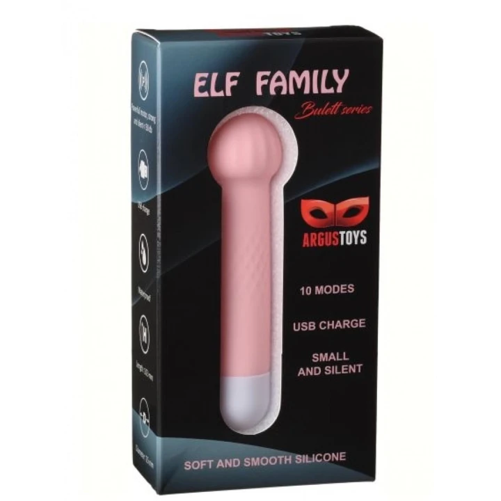 Stymulator łechtaczki Elf Family 4, 10 trybów wibracji, silikonowy, ładowany USB