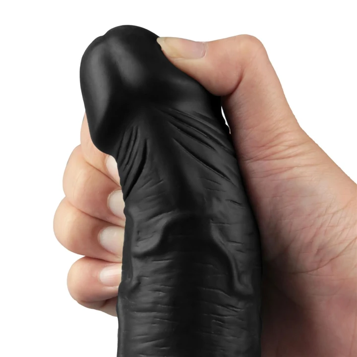 Dildo Lovetoy Real Softee 24cm, 10 trybów wibracji, wodoodporny TPE