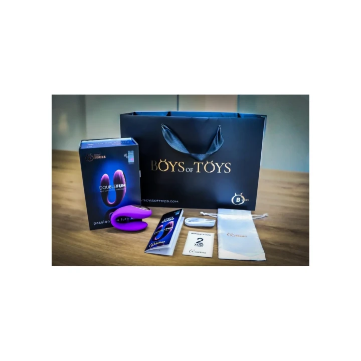 Masażer waginalny DOUBLEFUN – Aplikacja, 10 trybów wibracji, wodoodporny