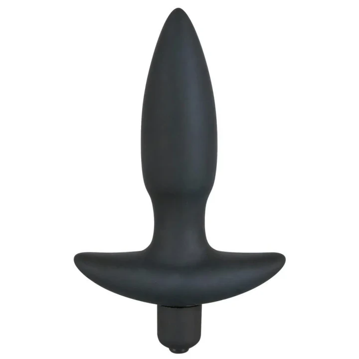 Wtyczka analna silikonowa Black Velvets Vibr. 5-stopniowa wibracja, 13 cm długości