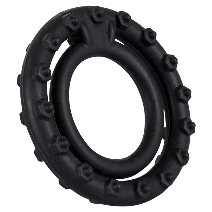 Pierścień stymulujący do penisa, seria Nubbing, silikon, średnica 2,4-3,7 cm