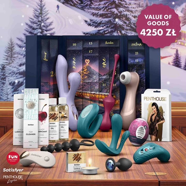 Kalendarz adwentowy Satisfyer Premium 2026 – 24 niespodzianki, wartość ponad 4250 zł