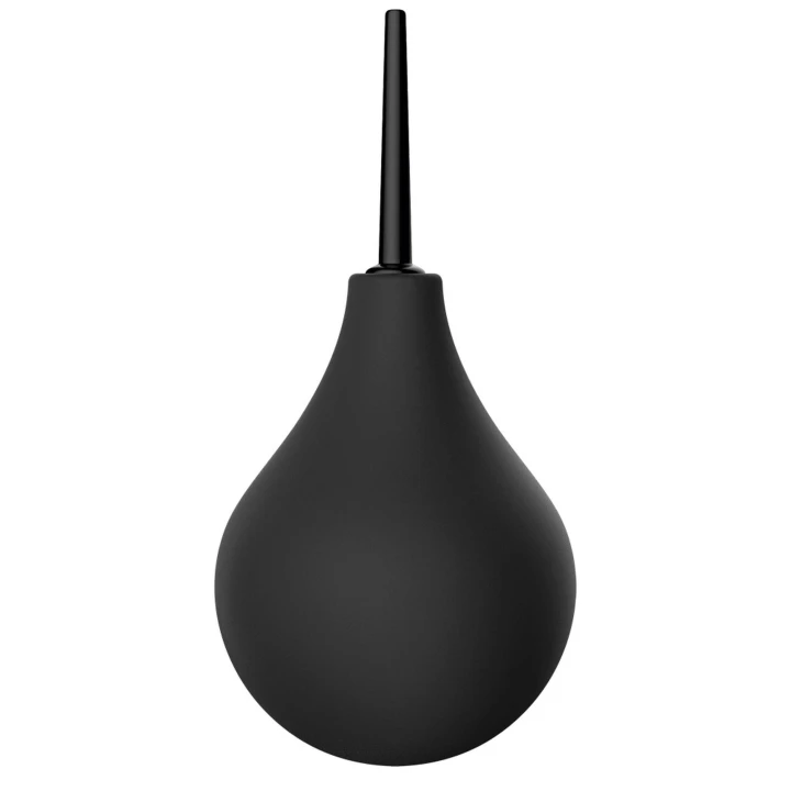Gruszka analna AL. PVC/ABS, wodoodporny, 17 cm długości, średnica 8 cm, czarny