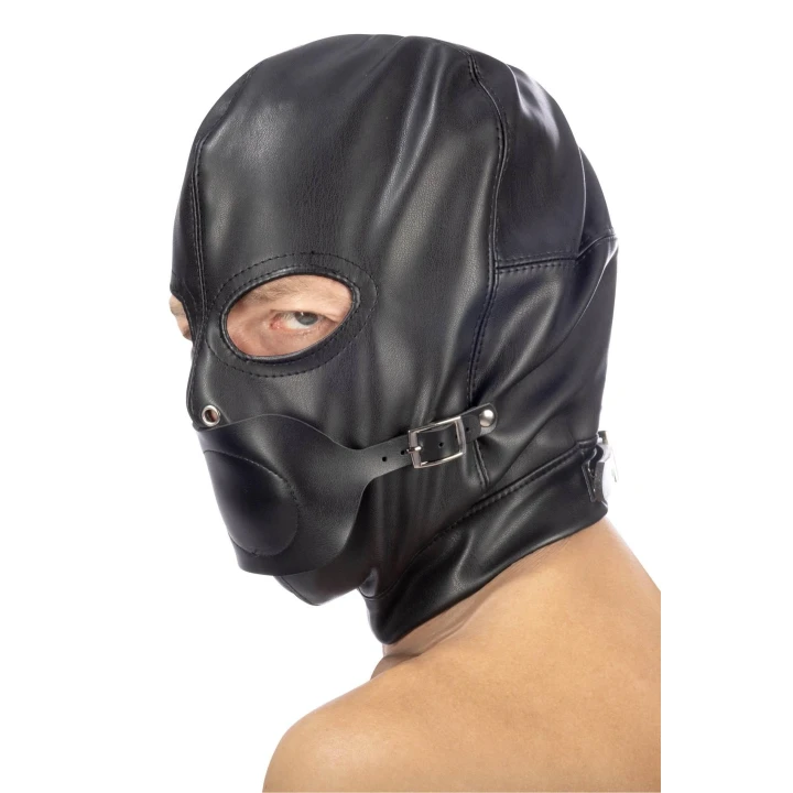 Maska Fetyszyzująca - Fetish Temptation, Spandex, Regulowana Osłona Ust, Otwory Wentylacyjne