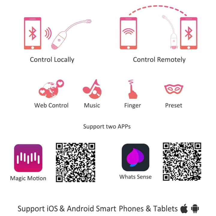 Wibrator kieszonkowy Magic Motion - Silny silnik, Aplikacja, 7 wzorów wibracji