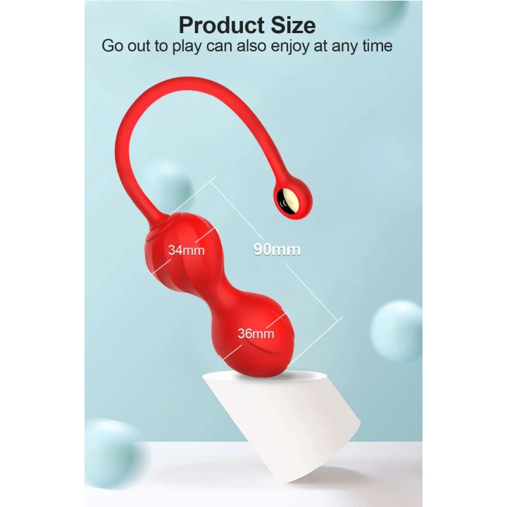 Kulki Kegla Lovesecret Premium LS01, 9 trybów wibracji, sterowanie aplikacją, wodoodporne