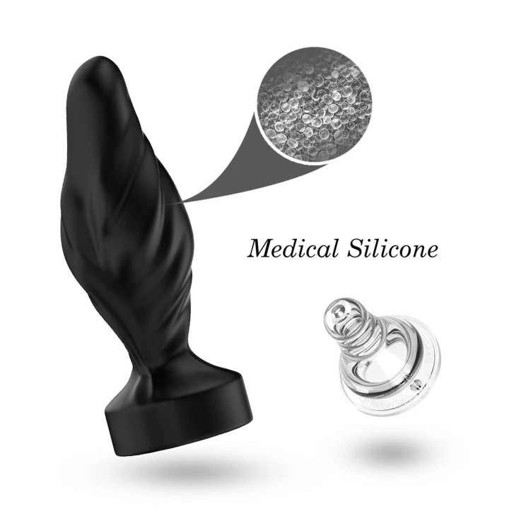 Korek analny Limonster, silikonowy, 9 trybów wibracji, wodoodporny, 10,2 cm