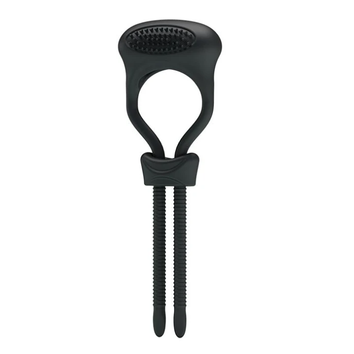 Pierścień na penisa PRETTY LOVE CURITIS z wibracjami, silikonowy, regulowany