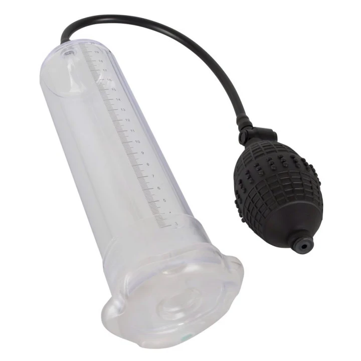 Pompa penisowa Starters Power Pump, średnica 5,6 cm, długość 22 cm, z mankietem rozciągliwym