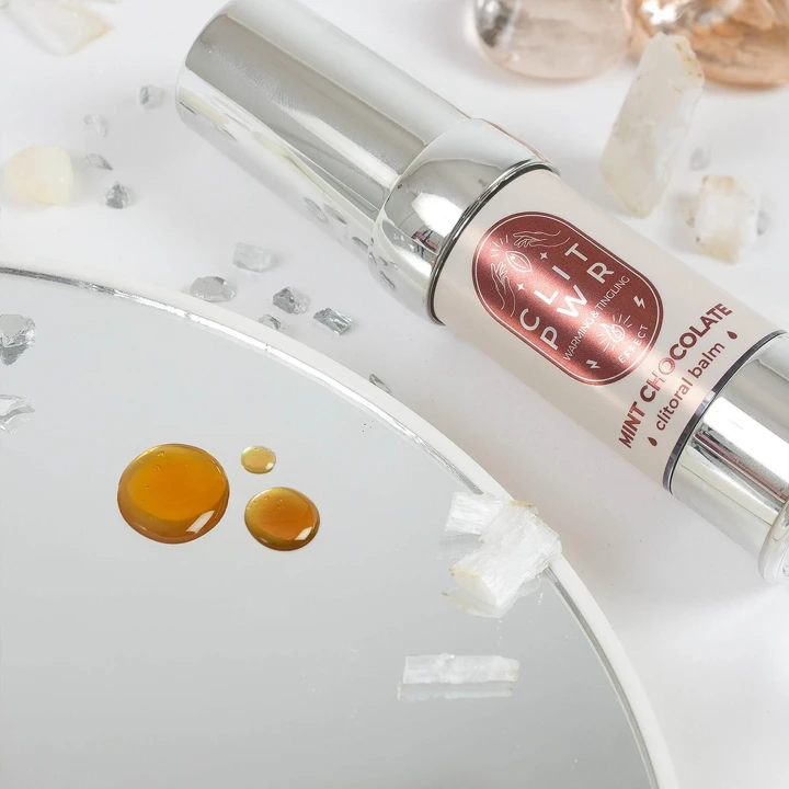 Balsam stymulujący do łechtaczki CLIT PWR - Miętowa Czekolada, 15 ml, Efekt Wibracji